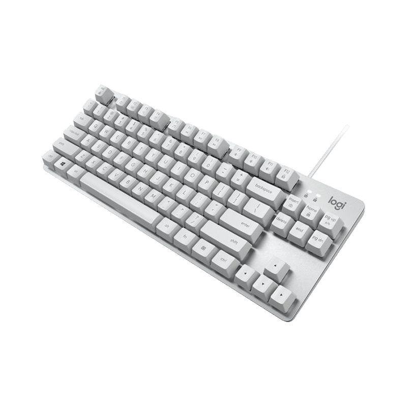 罗技 K835迷你机械键盘白色 青轴